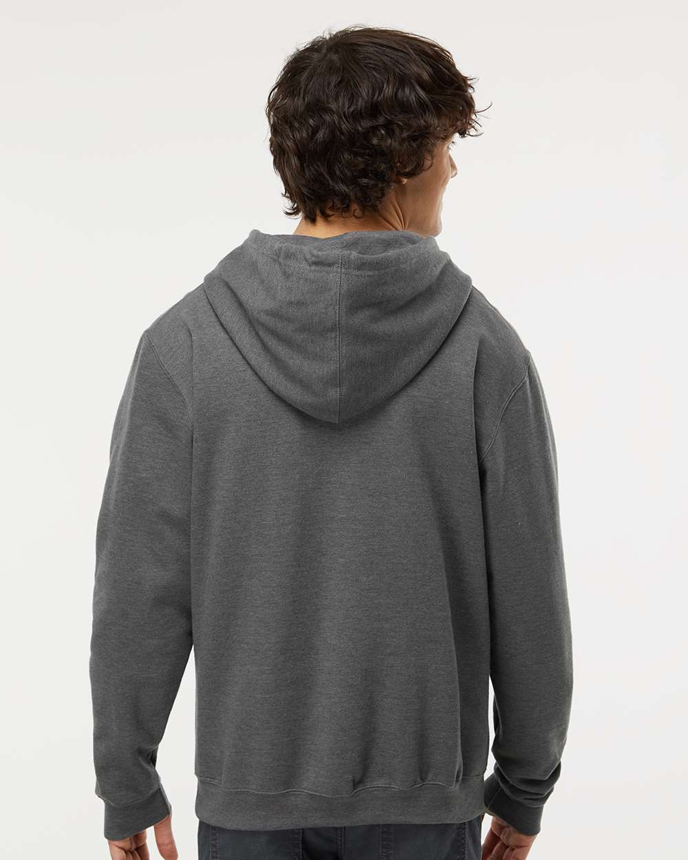 M&O 3320 Unisex Pullover Hoodie | Heather Charcoal